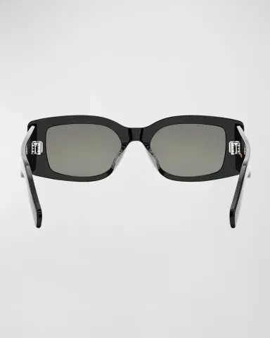CELINE Triomphe Acetate Rectangle Sunglasses | Thumbnail 5 CELINE Triomphe Acetate Rectangle Sunglasses | Thumbnail 5