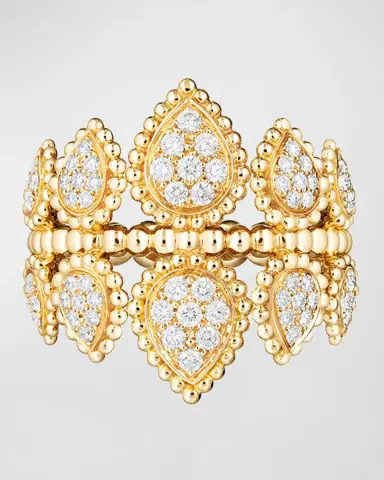 Boucheron Serpent Bohème 18k Yellow Gold Diamond Crown Ring | Thumbnail 3 Boucheron Serpent Bohème 18k Yellow Gold Diamond Crown Ring | Thumbnail 3