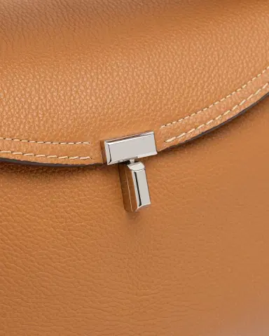 TOTEME T-Lock Top Handle Bag in Pebble Grain Leather | Thumbnail 5 TOTEME T-Lock Top Handle Bag in Pebble Grain Leather | Thumbnail 5
