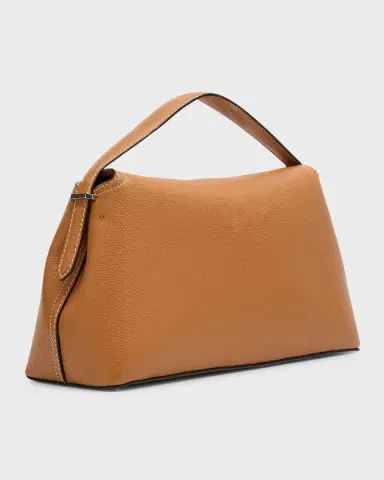TOTEME T-Lock Top Handle Bag in Pebble Grain Leather | Thumbnail 6 TOTEME T-Lock Top Handle Bag in Pebble Grain Leather | Thumbnail 6