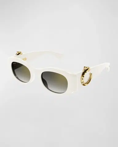 Cartier Panthère C-Logo Acetate Cat-Eye Sunglasses | Thumbnail 2 Cartier Panthère C-Logo Acetate Cat-Eye Sunglasses | Thumbnail 2
