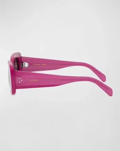 Celine Bold 3 Dots Acetate Rectangle Sunglasses | Thumbnail 4 Celine Bold 3 Dots Acetate Rectangle Sunglasses | Thumbnail 4