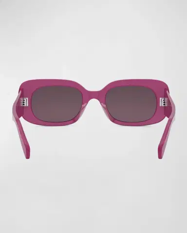 Celine Bold 3 Dots Acetate Rectangle Sunglasses | Thumbnail 5 Celine Bold 3 Dots Acetate Rectangle Sunglasses | Thumbnail 5