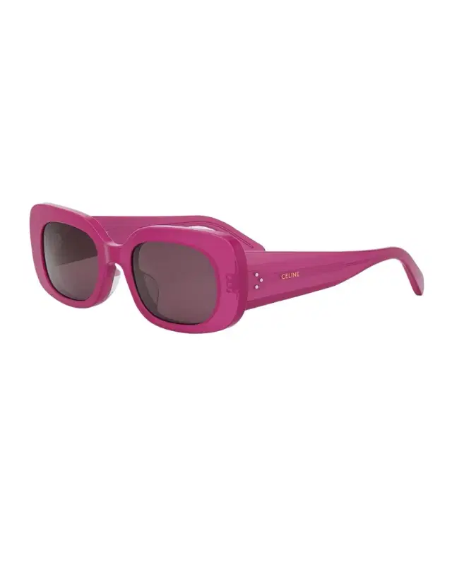 Bold 3 Dots Acetate Rectangle Sunglasses Bold 3 Dots Acetate Rectangle Sunglasses