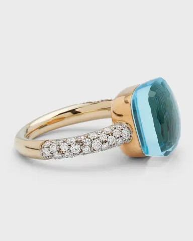 Pomellato Nudo 18K Rose Gold Gemstone and Diamond Ring | Thumbnail 4 Pomellato Nudo 18K Rose Gold Gemstone and Diamond Ring | Thumbnail 4