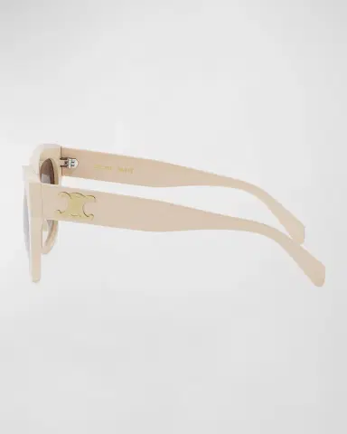 CELINE Triomphe Acetate Square Sunglasses | Thumbnail 4 CELINE Triomphe Acetate Square Sunglasses | Thumbnail 4
