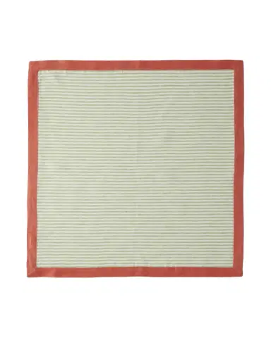 Deborah Rhodes Seersucker Border Napkins, Set of 4 | Thumbnail 1 Deborah Rhodes Seersucker Border Napkins, Set of 4 | Thumbnail 1