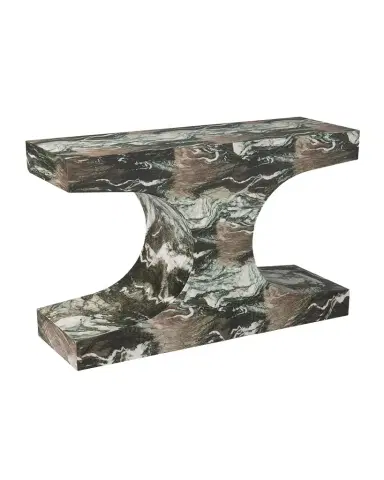 Arteriors Augustine Faux Marble Console Table | Thumbnail 1 Arteriors Augustine Faux Marble Console Table | Thumbnail 1