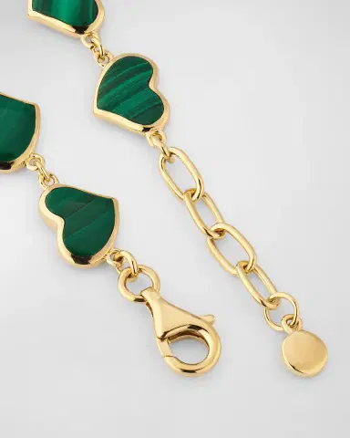 Jan Leslie 18K Gold Plated All Around Heart Bracelet | Thumbnail 4 Jan Leslie 18K Gold Plated All Around Heart Bracelet | Thumbnail 4