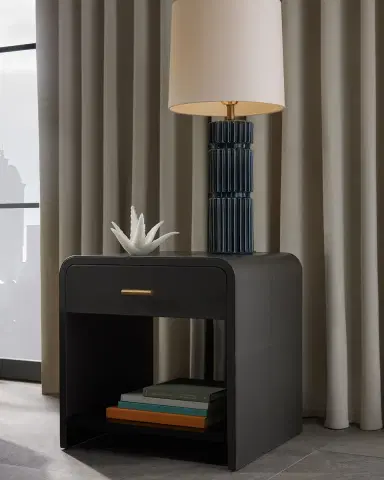Arteriors Buchanan Leather Side Table | Thumbnail 3 Arteriors Buchanan Leather Side Table | Thumbnail 3