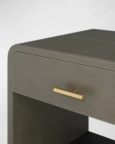 Arteriors Buchanan Leather Side Table | Thumbnail 6 Arteriors Buchanan Leather Side Table | Thumbnail 6