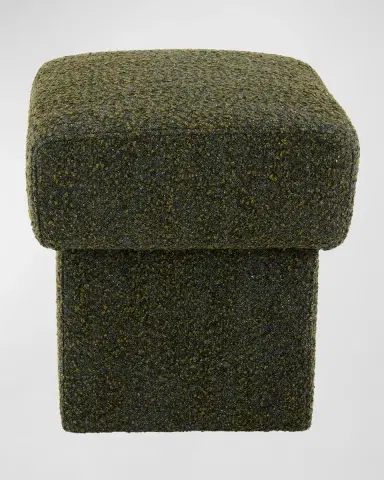 Arteriors Athens Boucle Ottoman | Thumbnail 2 Arteriors Athens Boucle Ottoman | Thumbnail 2