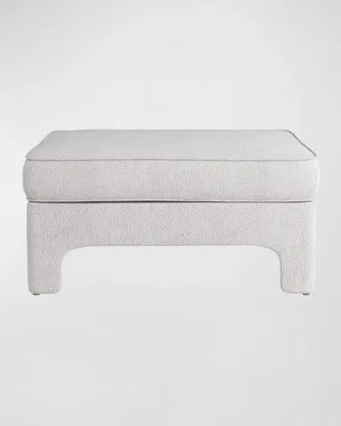 Arteriors Ava Boucle Ottoman | Thumbnail 2 Arteriors Ava Boucle Ottoman | Thumbnail 2