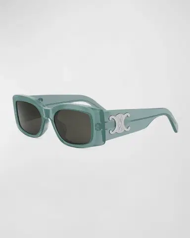 CELINE Triomphe Acetate Rectangle Sunglasses | Thumbnail 2 CELINE Triomphe Acetate Rectangle Sunglasses | Thumbnail 2