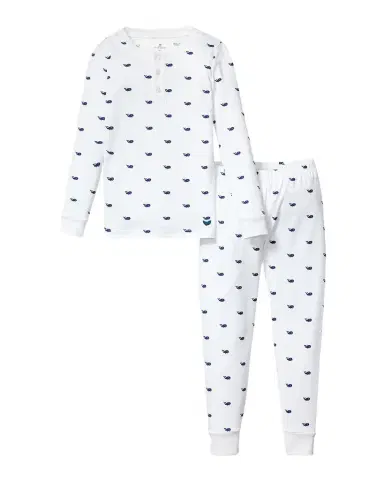 Petite Plume Kid's Pima Cotton Snug Fit Pajama Set, Size 2-14 | Thumbnail 1 Petite Plume Kid's Pima Cotton Snug Fit Pajama Set, Size 2-14 | Thumbnail 1
