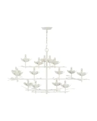 Visual Comfort Signature Clementine 48" Low Wide Tiered Chandelier by Julie Neill | Thumbnail 1 Visual Comfort Signature Clementine 48" Low Wide Tiered Chandelier by Julie Neill | Thumbnail 1