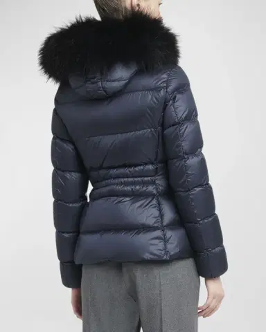 Moncler Boed Hooded Shearling-Trimmed Short Down Jacket | Thumbnail 6 Moncler Boed Hooded Shearling-Trimmed Short Down Jacket | Thumbnail 6
