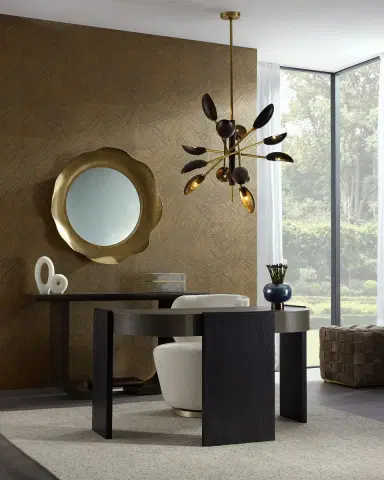 Arteriors Arellano Leather Desk | Thumbnail 3 Arteriors Arellano Leather Desk | Thumbnail 3