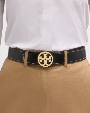 Tory Burch Miller Reversible Smooth Leather Belt | Thumbnail 2 Tory Burch Miller Reversible Smooth Leather Belt | Thumbnail 2