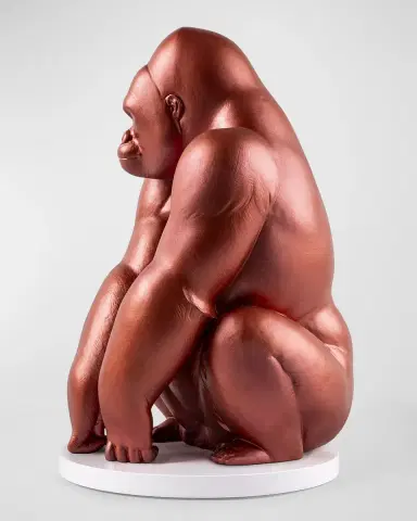Lladro Red Gorilla Sculpture | Thumbnail 2 Lladro Red Gorilla Sculpture | Thumbnail 2