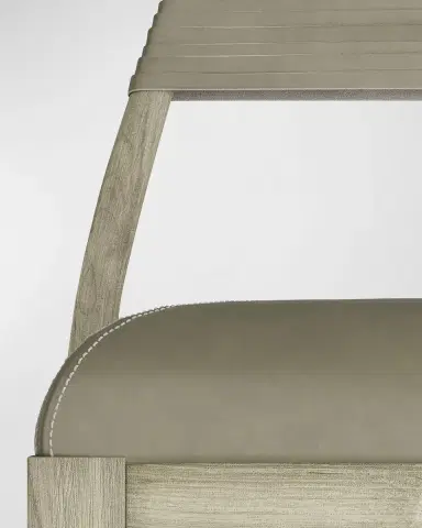 Arteriors Biziki Leather Dining Side Chair | Thumbnail 4 Arteriors Biziki Leather Dining Side Chair | Thumbnail 4