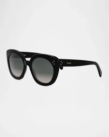 CELINE Bold 3 Dots Acetate Butterfly Sunglasses | Thumbnail 3 CELINE Bold 3 Dots Acetate Butterfly Sunglasses | Thumbnail 3