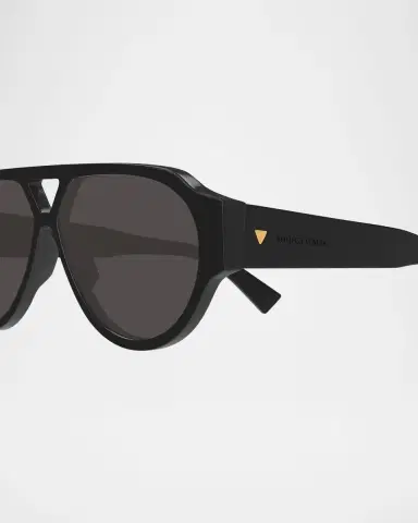 Bottega Veneta Men's Bv1318sm Acetate Aviator Sunglasses | Thumbnail 2 Bottega Veneta Men's Bv1318sm Acetate Aviator Sunglasses | Thumbnail 2