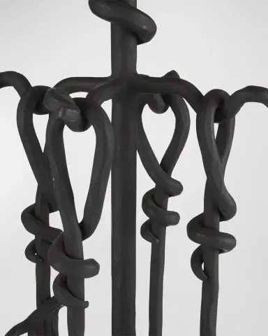 Arteriors Denison 3-Piece Fireplace Tool Set with Stand | Thumbnail 4 Arteriors Denison 3-Piece Fireplace Tool Set with Stand | Thumbnail 4