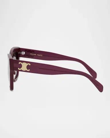 CELINE Triomphe Acetate Square Sunglasses | Thumbnail 4 CELINE Triomphe Acetate Square Sunglasses | Thumbnail 4