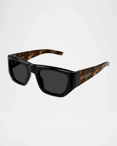 Saint Laurent Rectangle Acetate Sunglasses | Thumbnail 3 Saint Laurent Rectangle Acetate Sunglasses | Thumbnail 3