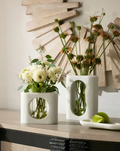 Arteriors Emilie Stone & Glass Vases, Set of 2 | Thumbnail 5 Arteriors Emilie Stone & Glass Vases, Set of 2 | Thumbnail 5