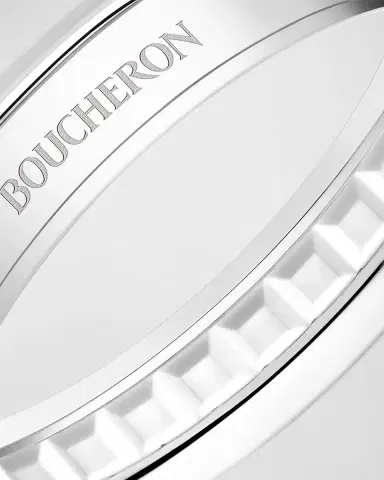 Boucheron Quatre 18K White Gold Double White Edition Band Ring | Thumbnail 3 Boucheron Quatre 18K White Gold Double White Edition Band Ring | Thumbnail 3