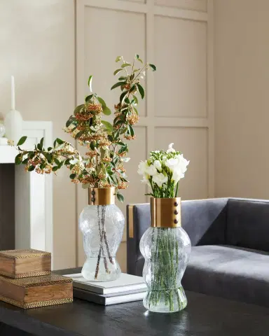 Arteriors Decker Glass Vases, Set of 2 | Thumbnail 5 Arteriors Decker Glass Vases, Set of 2 | Thumbnail 5