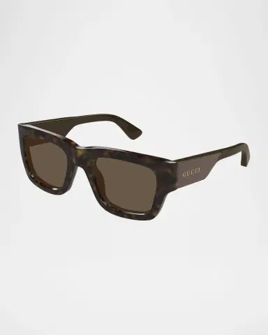 Gucci Men's Gg1668sm Acetate Rectangle Sunglasses | Thumbnail 3 Gucci Men's Gg1668sm Acetate Rectangle Sunglasses | Thumbnail 3