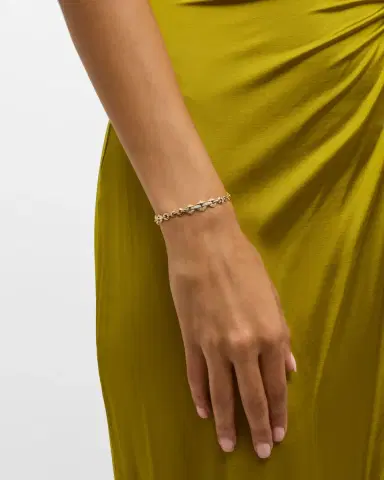 Dries Criel 18K Bicolor Gold White Diamond Bond Bracelet | Thumbnail 1 Dries Criel 18K Bicolor Gold White Diamond Bond Bracelet | Thumbnail 1
