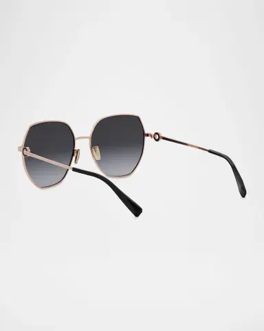 BVLGARI Round Metal & Nylon Sunglasses | Thumbnail 2 BVLGARI Round Metal & Nylon Sunglasses | Thumbnail 2
