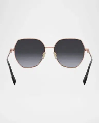 BVLGARI Round Metal & Nylon Sunglasses | Thumbnail 5 BVLGARI Round Metal & Nylon Sunglasses | Thumbnail 5