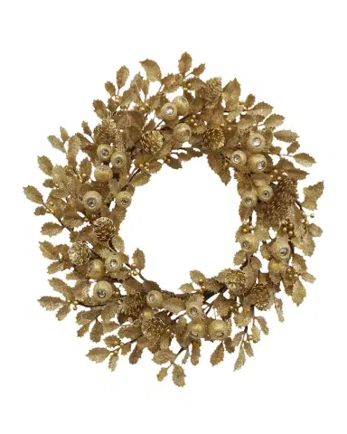 Winward Home Christmas Holly Leaf with Pod Wreath | Thumbnail 1 Winward Home Christmas Holly Leaf with Pod Wreath | Thumbnail 1