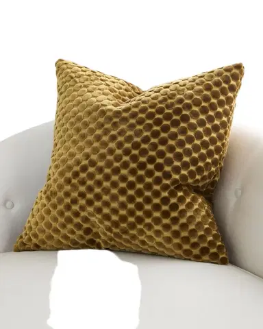 D.V. KAP Home Dance Velvet Polka Dot Decorative Pillow | Thumbnail 1 D.V. KAP Home Dance Velvet Polka Dot Decorative Pillow | Thumbnail 1