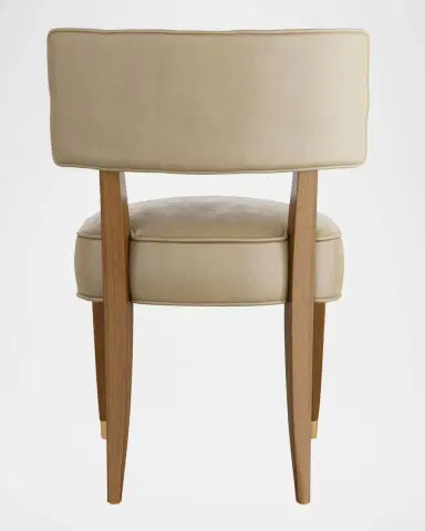Arteriors Laurent Leather Dining Chair | Thumbnail 3 Arteriors Laurent Leather Dining Chair | Thumbnail 3