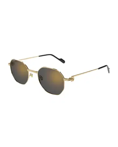 Cartier Mirrored Round Metal Sunglasses | Thumbnail 1 Cartier Mirrored Round Metal Sunglasses | Thumbnail 1