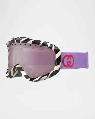 Gucci Multicolor Logo Injection Plastic Shield Sunglasses | Thumbnail 2 Gucci Multicolor Logo Injection Plastic Shield Sunglasses | Thumbnail 2