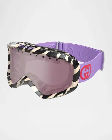 Gucci Multicolor Logo Injection Plastic Shield Sunglasses | Thumbnail 3 Gucci Multicolor Logo Injection Plastic Shield Sunglasses | Thumbnail 3