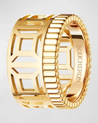 Boucheron Quatre 18K Yellow Gold Radiant Edition Openwork Ring | Thumbnail 3 Boucheron Quatre 18K Yellow Gold Radiant Edition Openwork Ring | Thumbnail 3