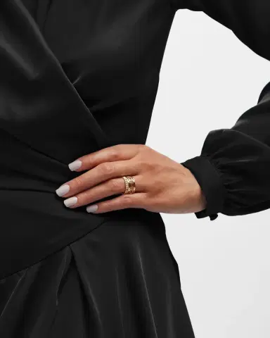 Boucheron Quatre 18K Yellow Gold Radiant Edition Openwork Ring | Thumbnail 5 Boucheron Quatre 18K Yellow Gold Radiant Edition Openwork Ring | Thumbnail 5
