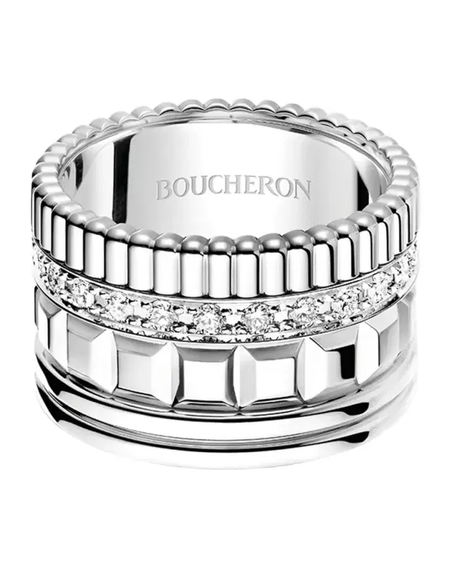 Quatre 18K White Gold Radiant Edition Diamond Ring Quatre 18K White Gold Radiant Edition Diamond Ring