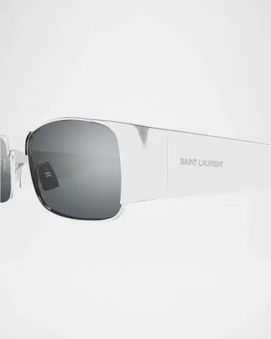 Saint Laurent Rectangular Metal Sunglasses | Thumbnail 2 Saint Laurent Rectangular Metal Sunglasses | Thumbnail 2