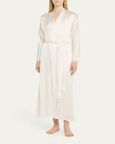 Christine Lingerie Bijoux Long Silk Robe | Thumbnail 4 Christine Lingerie Bijoux Long Silk Robe | Thumbnail 4