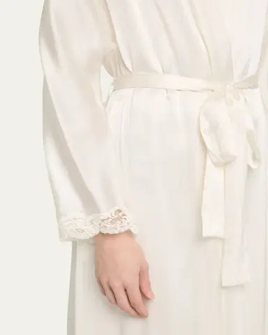 Christine Lingerie Bijoux Long Silk Robe | Thumbnail 5 Christine Lingerie Bijoux Long Silk Robe | Thumbnail 5