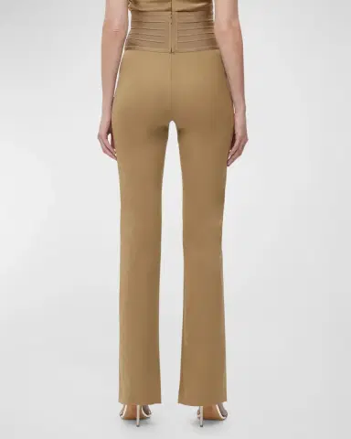 Herve Leger Emery Bandage-Waist Flared Pants | Thumbnail 3 Herve Leger Emery Bandage-Waist Flared Pants | Thumbnail 3